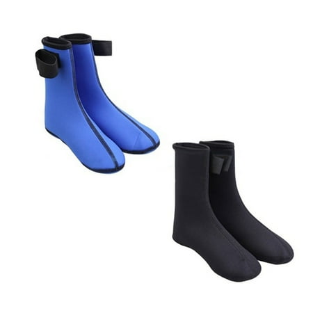 

Durable 3mm Neoprene Swim Surfing Scuba Socks Blue/Black Socks Foot or WI