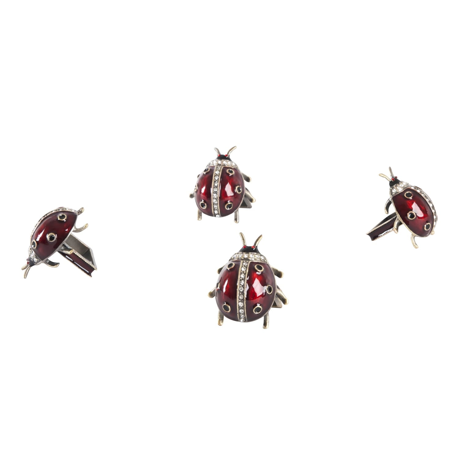 Saro Lifestyle Ladybug Napkin Ring - Thumbnail 3