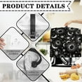thumbnail image 7 of ZIATUBLES Stand Mixer Cover Waterproof Kitchen Mixer Dust Cover with Adjustable Drawstring Washable Kitchen Appliance Storage Cover for 4.5-5 Quart Standing Mixer, Sun Moon Star Black, 7 of 7