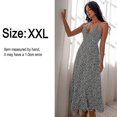 thumbnail image 2 of Nuevo vestido sexy de terciopelo con escote cuadrado y bolsa a la cadera, talla M verde, 2 of 5