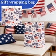 thumbnail image 4 of Kraft Paper Gift Bags for 4th of July Decor Independence Day Holiday Handbags Memorial Day Red White Blue Decoration Party Favor Bags Bulk Treat Goodie Packaging Supplies Festival Pack, 4 of 5