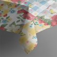thumbnail image 3 of Pioneer Flower Floral Print Pattern Rectangle Tablecloth 60"x84",Waterproof Polyester Rectangle Table Cloth, Wipeable Spillproof Polyester Tablecloth for Dining, Camping, Indoor and Outdoor, 3 of 5