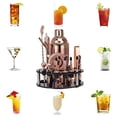 thumbnail image 3 of 20x para coctelera de coctelería, material duradero de acero inoxidable estable con ranura para principiantes que viajan en casa o barman Macarena Fabricación de coctelera, 3 of 8