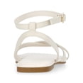 thumbnail image 3 of Time and Tru Women's Strappy Flat Sandals, 3 of 6