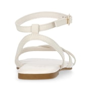 Time and Tru Women's Strappy Flat Sandals