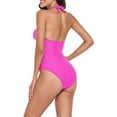thumbnail image 4 of CHGBMOK Women's One Piece Swimsuits Tummy Control Cutout High Waisted Bathing Suit Wrap Backless 1 Piece Swimsuit, 4 of 4