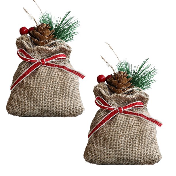 Bolsa de bendición navideña bolsa de arpillera bolsa de regalo pequeña bolsa de regalo