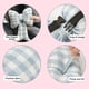 thumbnail image 4 of Cojín Lazada, Almohada de Peluche Suave con Correa, Soporte Lumbar, Acento Decorativo con Acolchado, 28 x 22 cm para Sofá, Silla de Oficina, Decoración del Hogar en Rosa, Azul, Negro, 4 of 6