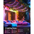 thumbnail image 4 of Guirnalda de luces solares Brightown 480 LED, 12 m, multicolor, paquete de 2, 4 of 7