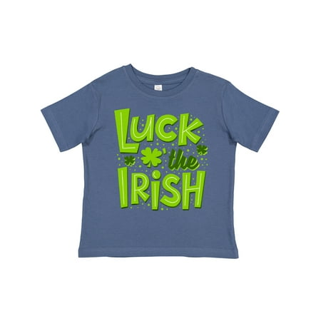

Inktastic St. Patrick s Day Luck O the Irish Shamrock Replacing O Gift Toddler Boy or Toddler Girl T-Shirt