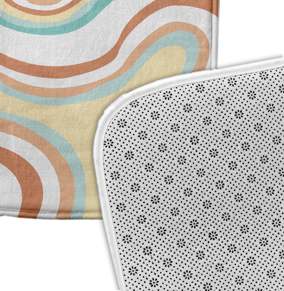 Simply Daisy 24" x 17" Plush Microfiber Coral Agate Bath Mat