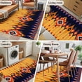 thumbnail image 5 of Hallway Runner Rugs 2.7x5 Ft, Ethnic Boho Non Slip Area Rugs for Kitchen Bedroom Entryway, Vintage Abstract Geometric Textured Washable Carpet Runner Rug Floor Mats for Bedroom Home Decor, 5 of 8