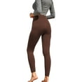 thumbnail image 2 of Doublju Womens Fleece Lined High Waist Ankle Length Female Leggings, 2 of 3