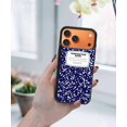 thumbnail image 5 of WIRESTER Shockproof Soft Rubber Cover Case for Apple iPhone 17 Pro Max 6.9" 2025, Blue Composition Book, 5 of 5