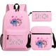 thumbnail image 2 of New Kawaii Stitch 3Pcs Boy Girl Kids School Book Bags Travel Backpack Shoulder Bag Pen Bag For Men Women, 2 of 4