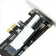 thumbnail image 5 of 2X Tarjeta Vertical M2 NVME Tarjeta Vertical M2 NVME una Pcie X1 Tarjeta de ExpansióN de Unidad de Estado SóLido M2 Sin Controlador para WIN10, 5 of 5