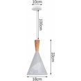 thumbnail image 4 of 2 Piezas Lámpara Colgante Creativa Lámpara Colgante Moderna Minimalista Industrial Interior Ajustable (Blanco) - Blanco, 4 of 4