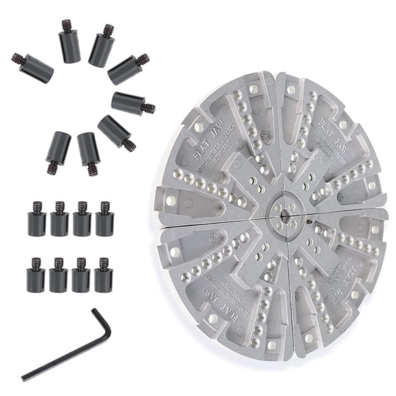 ALL-CARB 8-1/4" Jumbo Jaws Set Wood Lathe Chucks Turn Bowls Plates 10" Swing or Larger
