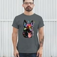 thumbnail image 3 of Tee Hunt Dean Russo German Shepherd T-Shirt Colorful Dog Best Friend Men's Tee, Charcoal, 4X-Large, 3 of 5