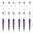 Plum, variant on 6x Beadable Ballpoint Pen Bead Pen Smooth Writing Pen Blank Pen Signature Pen 1.0mm Stationery Pen Bead Rollerball Pen
