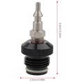 thumbnail image 3 of Fittings,    Adapter Quick Disconnect  For Pneumatic Equipments, 3 of 8