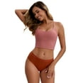 thumbnail image 4 of Unique Bargains Women's High Waist Tummy Control Briefs Underwear XL Brown, 4 of 6