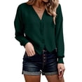 thumbnail image 4 of Soft Everyday Cardigan For Women Knit Top Casual Aesthetic Long Sleeve Button Down Oversized Sweater Jackets Outerwear, 4 of 8