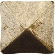 Dritz 103426 Upholstery Decorative Nails .75 in. 10-Pkg-Antique Brass Square
