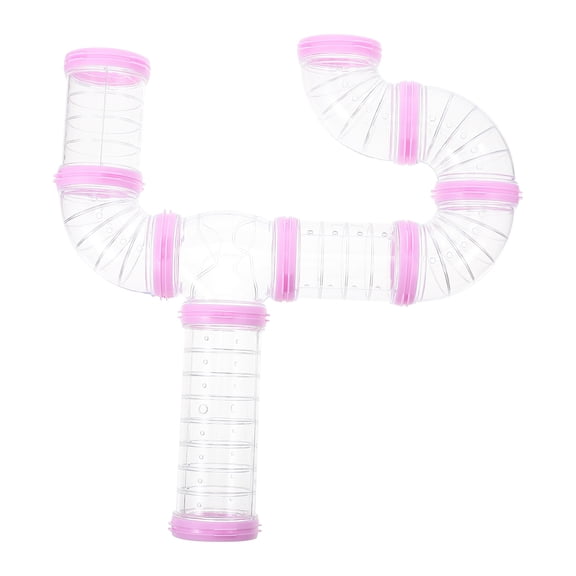 BESTOYARD hamster tubes for cage Hamster Maze Tube Plastic 1 Set Pet Exercise