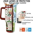 thumbnail image 5 of Christmas Tumbler 40 oz Santa Claus Tumbler Winter Leak Proof Cup Insulated Water Bottle Coffee Travel Mugs Joy Merry Christmas Decor Holiday Gifts (1PCS), 5 of 6