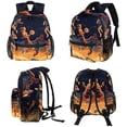 thumbnail image 4 of Basketball Diaper Backpack with Adjustable Shoulder Strap, Large Capacity, Printed Design, Lightweight | Book Bags, Airport Backpack, School Backpack, 4 of 6