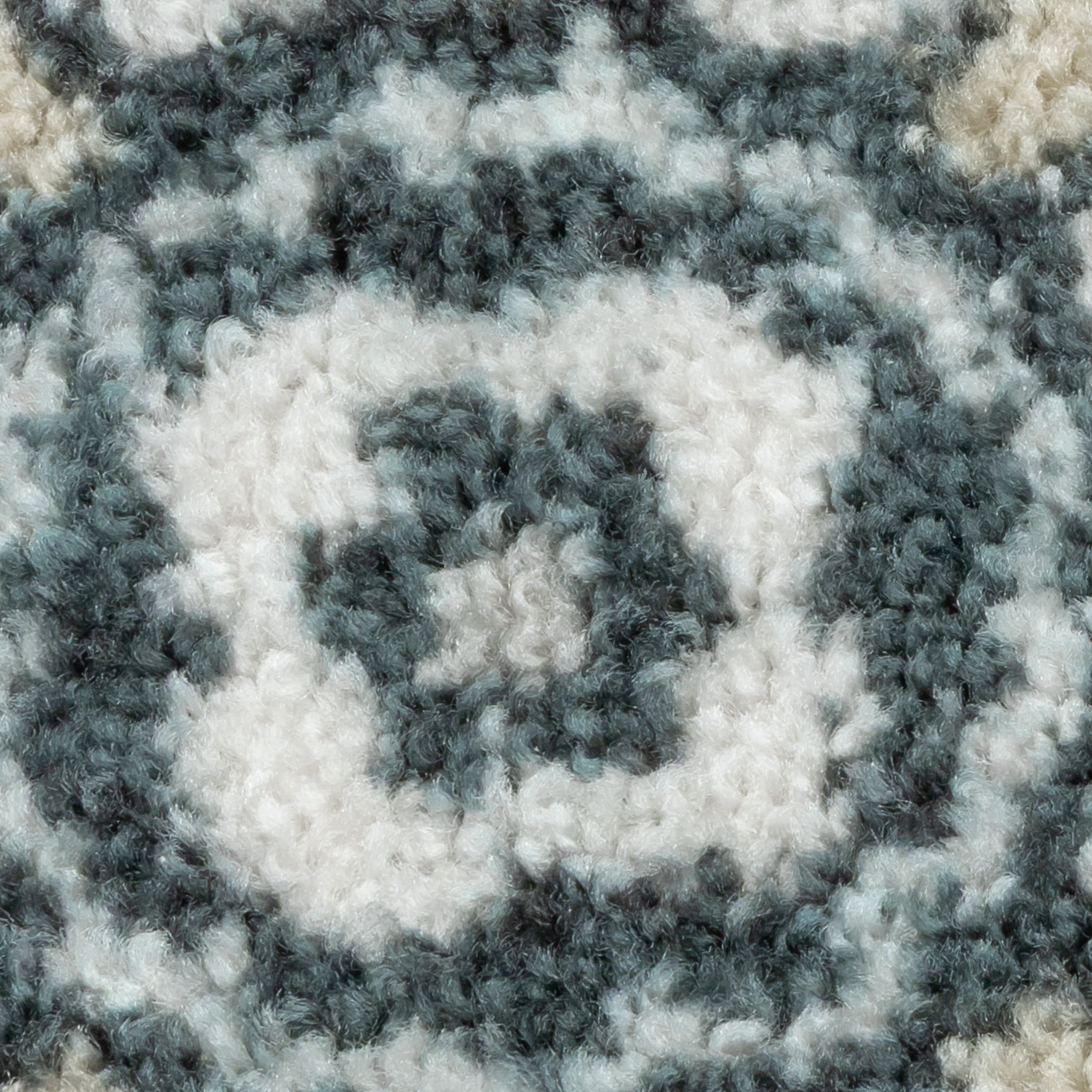 Maples Rugs Reggie Bohemian Floral Blue Non Slip Indoor Area Rug, 5' x 7'