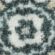 Maples Rugs Reggie Bohemian Floral Blue Washable Hallway Runner Rug, 1'8 x 4'
