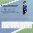 thumbnail image 7 of Haitryli Kids Boys Gymnastics Dance outfits Sleeveless Patchwork Sports Jumpsuit Bodysuit And Shorts Navy Blue 16, 7 of 7