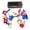 Multicolor-3, variant on American Independence Day Patriotic Led String Lights 39.4In Red White Blue Outdoor Patio Decor for Home Party Festive Celebrations