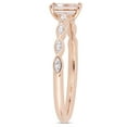 thumbnail image 3 of Everly Women's Morganite 10K Rose Gold Engagement Ring, 3 of 7