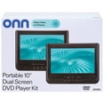 thumbnail image 5 of Onn 10" 1024p Dual Screen DVD Player with Digital Panel and 1024 x 600 Resolution, Black, 5 of 7
