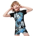 thumbnail image 4 of Undertale Boys 2-Piece Swimsuit Set, Short Sleeve Rash Guard & Swim Trunks, 4 of 7