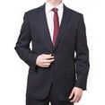 thumbnail image 2 of Vincenzi 2 Button Men's V83871 Modern Fit Suit- Navy Tonal Stripes - 50 Regular, 2 of 4