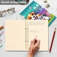thumbnail image 5 of Mother's Day Dogs Flowers Ring Binder Notebook Journey Note Diary College Ruled Spiral Notebook Study Loose Leaf Paper A5 60 Pages, 5 of 8