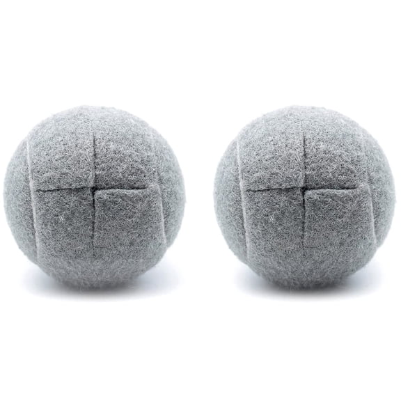 2 PCS Precut Walker Tennis Ball for Furniture Legs and Floor Protection, Heavy Duty Long Lasting Felt Pad Covering,Grey