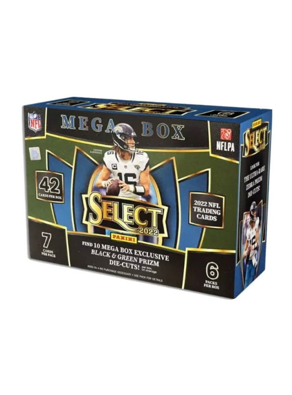 2022 Panini NFL Select Football Trading Card Mega Box