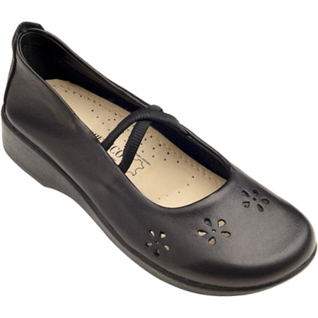 

Women s Arcopedico Flower Black Leather 39 M