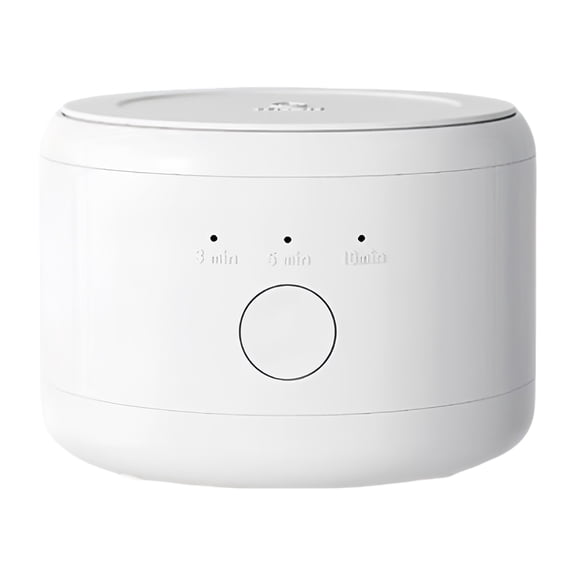 USB Rechargeable Ultrasonic Cleaner Machine, 180ml Portable Electric Cleaning Box for Denture Braces Jewelry Watch