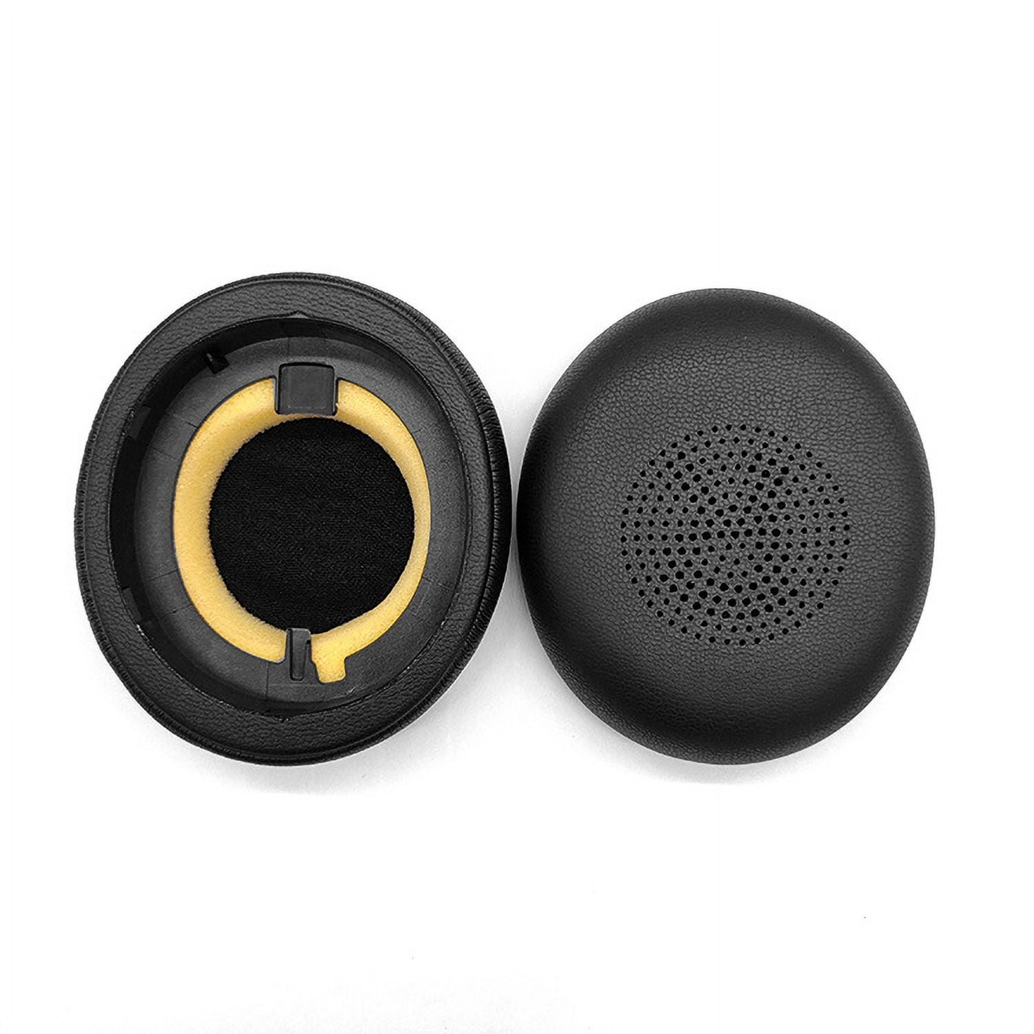 Earpads Replacement for Jabra Evolve2 65 (Evolve 2 65MS 65UC MS UC)/Evolve2 40 (40UC 40MS USB)/Elite 45h On-Ear Wireless Headset, Ear Pads Cushions with Softer Protein Leather - Black Buckle Black