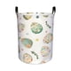 thumbnail image 2 of Cesta de almacenamiento para ropa sucia de Pascua con asas, plegable, para decoración del hogar, ropa de fiesta, juguetes, organizadores, cestas de Pascua, ideas de regalo, cesta de lino., 2 of 6