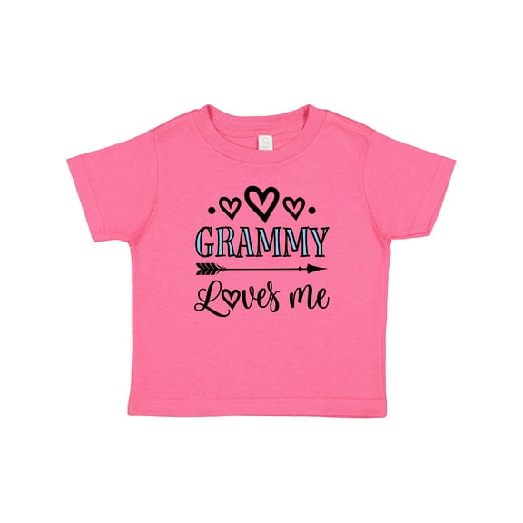 Inktastic My Grammy Loves Me Grandchild Girls Baby T-Shirt