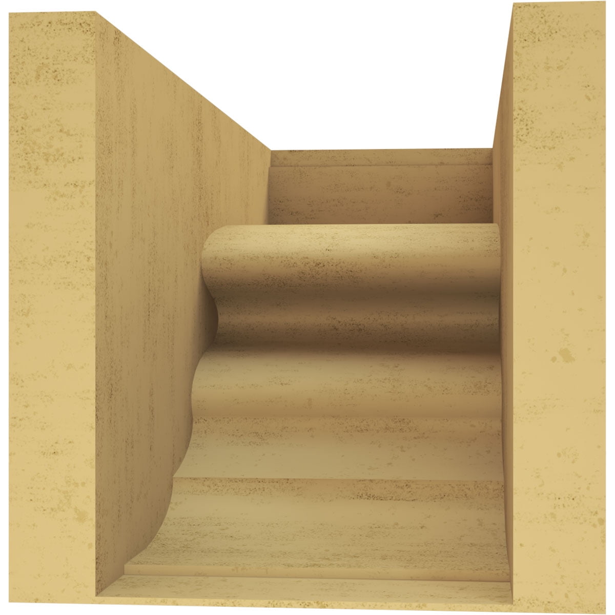 10"W x 20"D x 10"H Wide Highland Rough Cedar Woodgrain TimberThane Corbel, Primed Tan