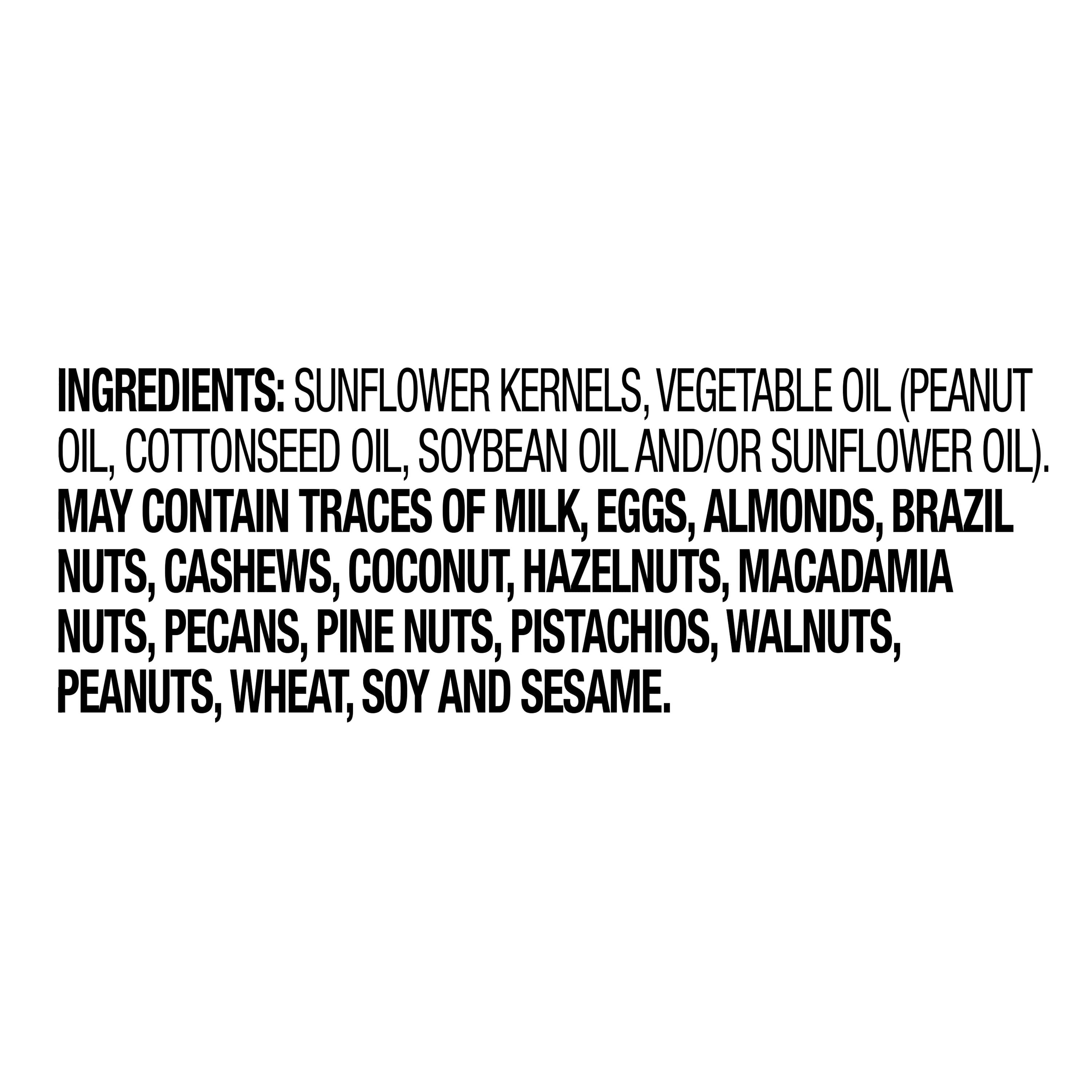 (2 pack) Marketside Unsalted Sunflower Kernels, 11 oz Tub