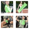 thumbnail image 4 of Rapidly Drying Sports Towel, Multi-Functional Sweat Wristband With Super Absorbent Technology, for Running and Basketball, Green, 4 of 6